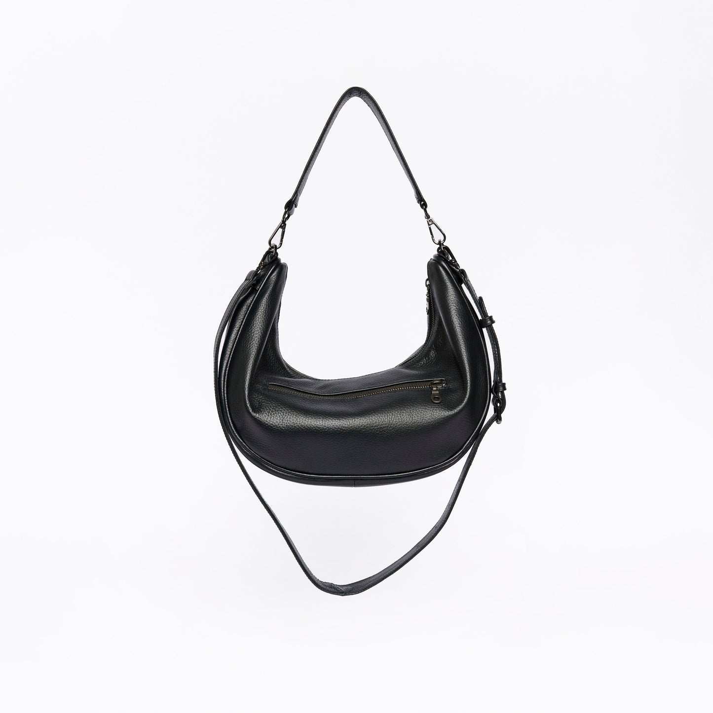 Luna Black Slouchy Crescent