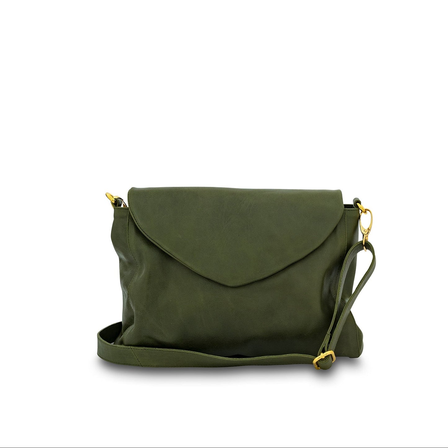 Singapore Army Leather Crossbody Bag