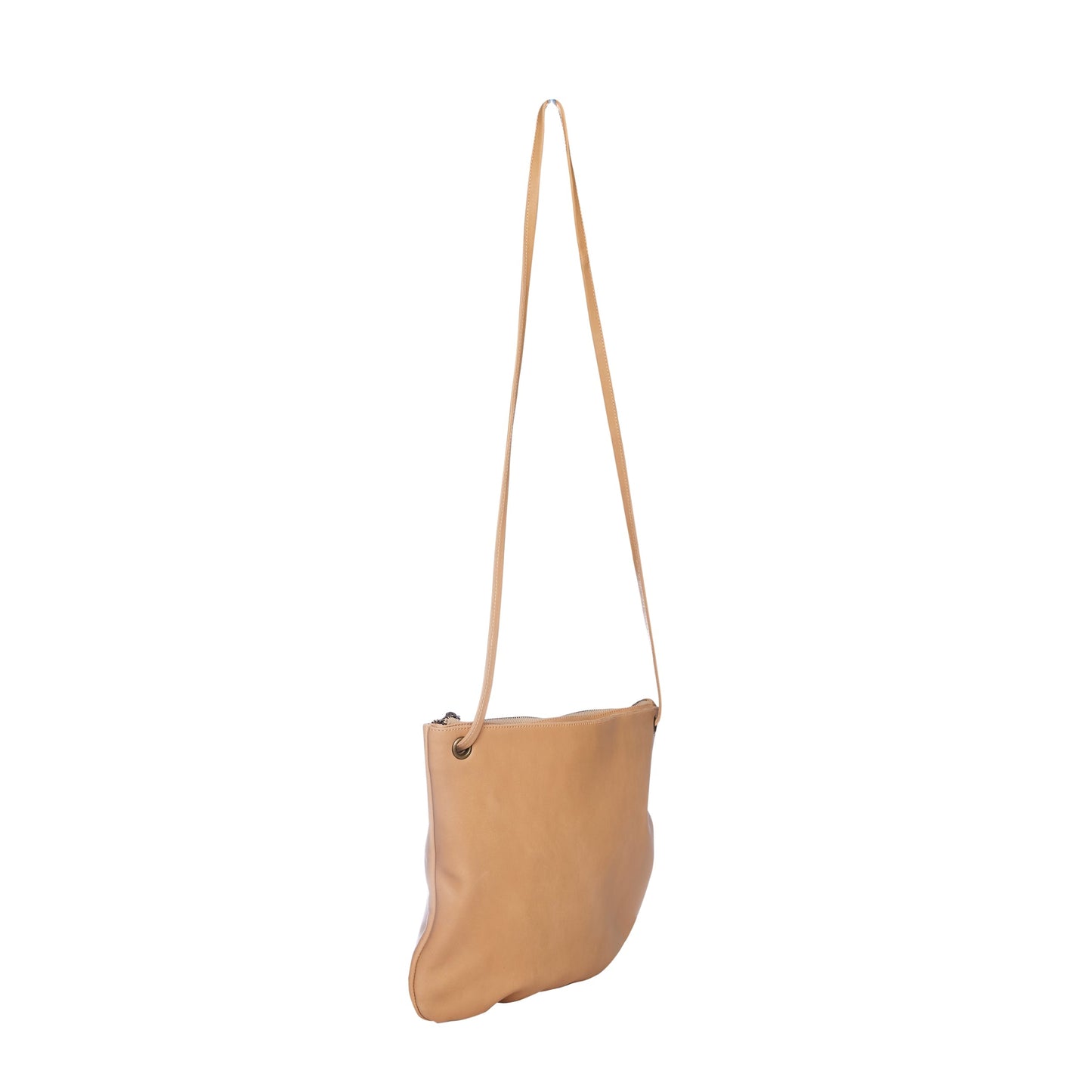Florence Nude Leather Crossbody