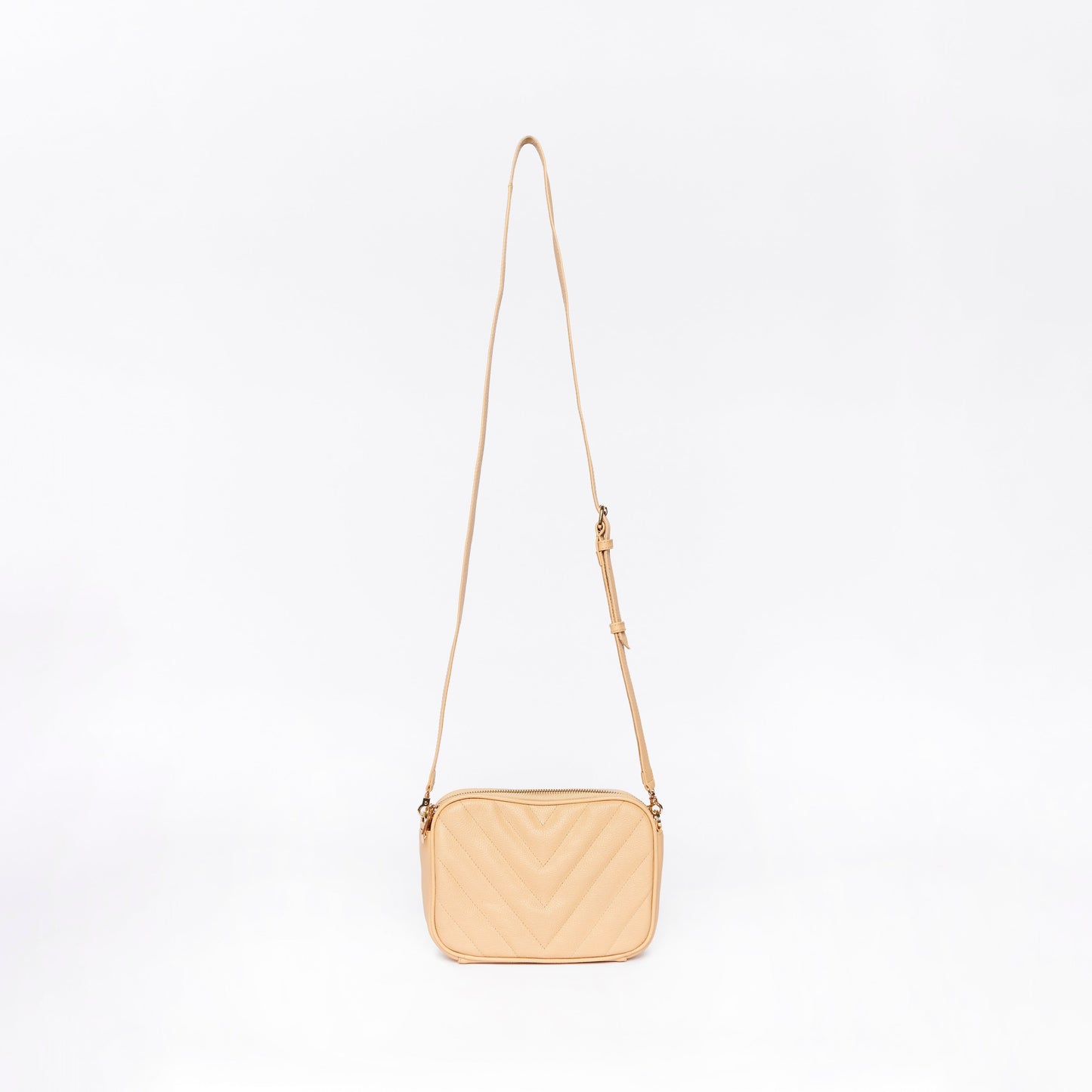 Gigi Latte Leather Strap
