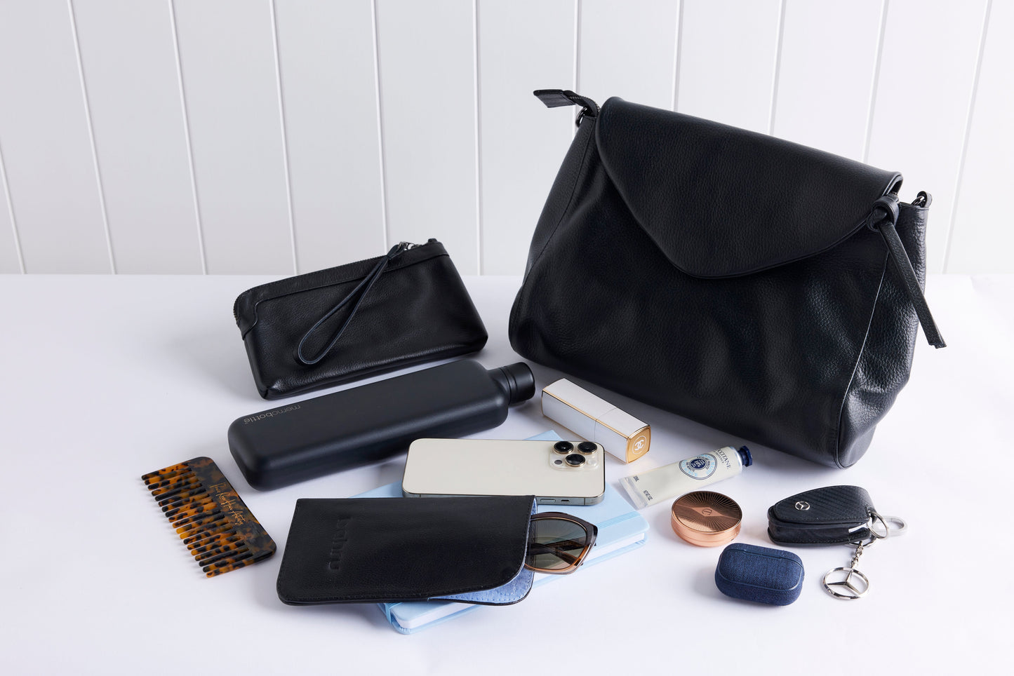 Singapore Cocoa Leather Crossbody